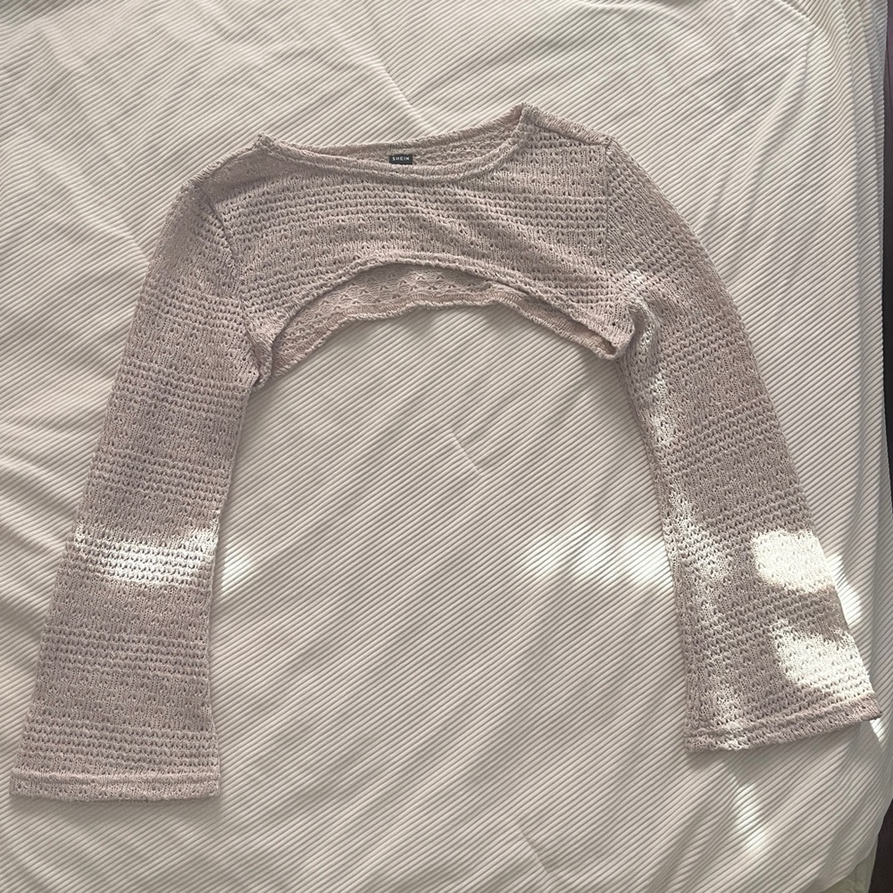 Cream Cropped Sweater
